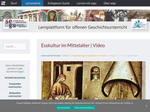 Cover: Esskultur im Mittelalter | Video

