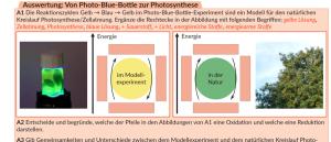 Cover: Unterrichtsidee zum Photo-Blue-Bottle-Experiment I