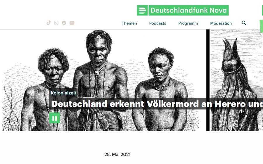 Cover: Kolonialzeit - Deutschland erkennt Völkermord an Herero und Nama an