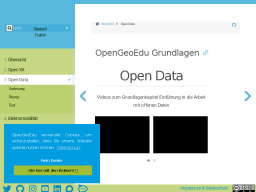Cover: Open Data | OpenGeoEdu