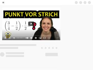 Cover: PUNKT VOR STRICH Aufgaben – Klammern mit Brüchen auflösen, 6. Klasse, Beispiele einfach erklärt - YouTube
