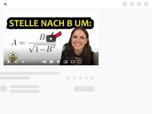 Cover: FORMELN umstellen einfach erklärt – Formel nach B umstellen - YouTube