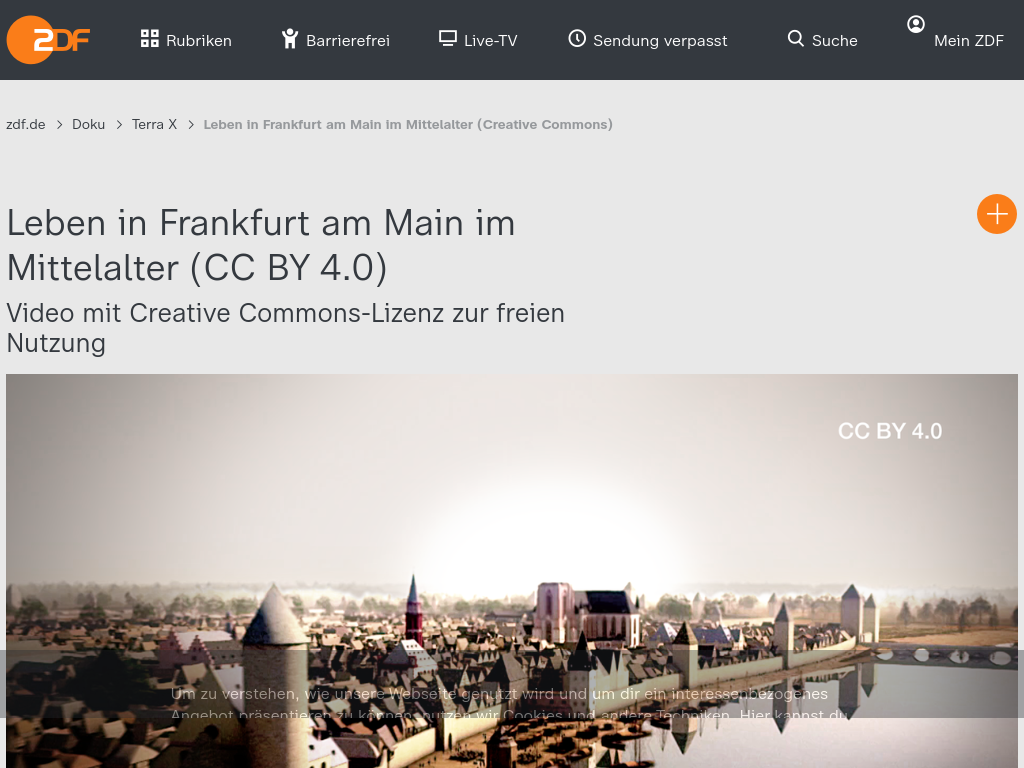 Cover: Leben in Frankfurt am Main im Mittelalter | ZDFmediathek