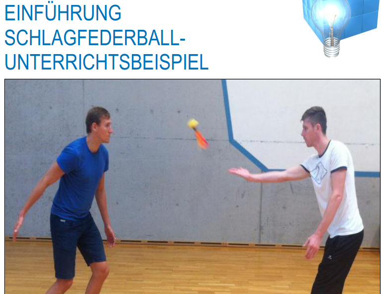 Cover: Einführung Schlagfederball Unterrichtsbeispiel