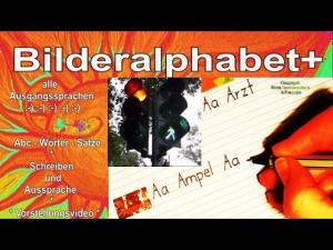 Cover: Bilderalphabet  | Schreiben und Aussprache lernen