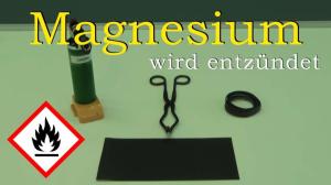 Cover: Magnesium wird entzündet 🔥