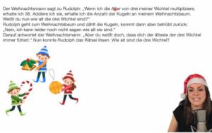 Cover: Ein spannendes Mathe RÄTSEL – Frohe Weihnachten!