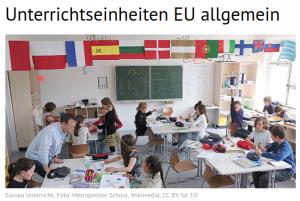 Cover: Europa – Wissen und Materialien - Unterrichtseinheiten EU allgemein