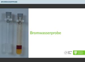 Cover: Bromwasserprobe 