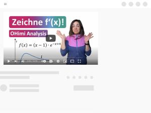 Cover: MATHEABI '22 | e-Funktionen | HP berechnen und Ableitung skizzieren | OHimi Analysis - YouTube