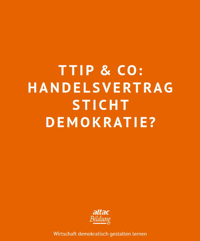 Cover: Materialsammlung TTIP & Co: Handelsvertrag sticht Demokratie?