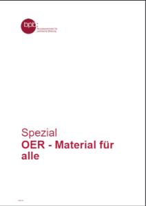Cover: Spezial: OER - Material für alle 