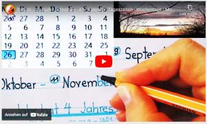 Cover: Der Kalender: Wortschatz und Schreiben