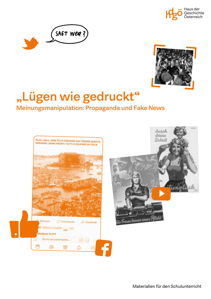 Cover: Propaganda und Fake News damals und heute