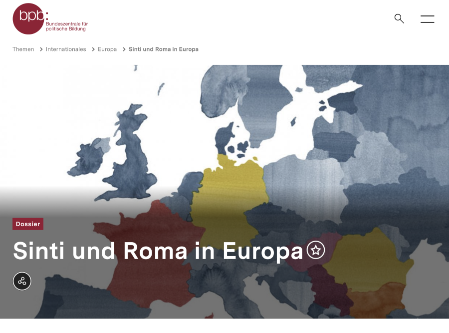 Cover: Sinti und Roma in Europa