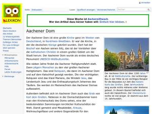 Cover: Aachener Dom
