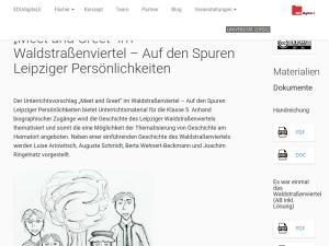 Cover: „Meet and Greet“ im Waldstraßenviertel – Auf den Spuren Leipziger Persönlichkeiten – Wer teilt, gewinnt!