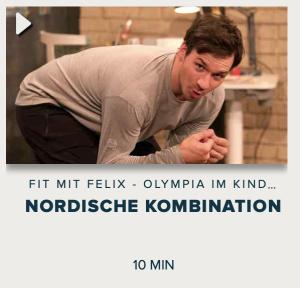 Cover: Fit mit Felix - Olympia im Kinderzimmer : Nordische Kombination