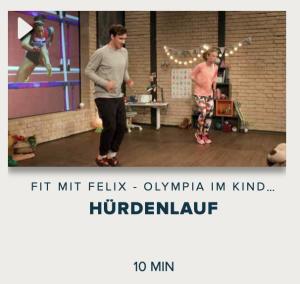 Cover: Fit mit Felix - Olympia im Kinderzimmer : Hürdenlauf
