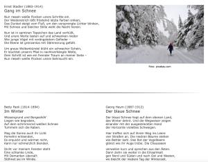 Cover: Klassische Lyrik zur Winterzeit