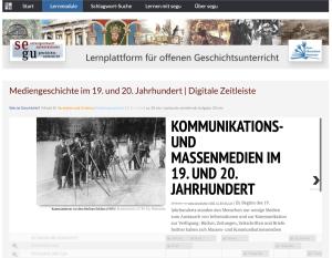 Cover: Mediengeschichte im 19. und 20. Jahrhundert | Digitale Zeitleiste