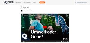 Cover: Epigenetik | ZUM-Apps