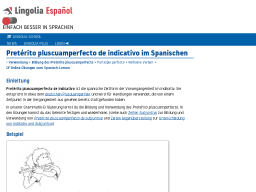 Cover: Pretérito pluscuamperfecto | Erklärung und Übung