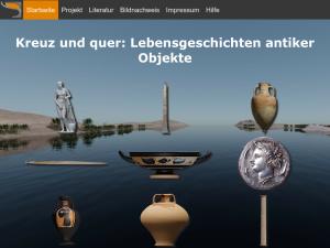 Cover: Kreuz und quer: Lebensgeschichten antiker Objekte