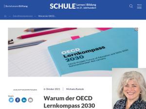 Cover: Neue Impulse für Schul- und Unterrichtsentwicklung durch den OECD Lernkompass 2030 