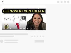 Cover: GRENZWERTE von FOLGEN berechnen – viele Beispiele - YouTube