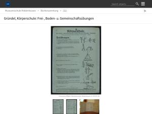 Cover: Gründel, Körperschule: Frei-, Boden- u. Gemeinschaftsübungen :: Museumsschule Hiddenhausen :: museum-digital:ostwestfalen-lippe