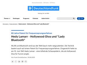 Cover: 80 Jahre Patent für Frequenzsprungverfahren - Hedy Lamarr - Hollywood-Diva und 