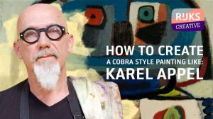 Cover: HOW to create a KAREL APPEL painting | Rijksmuseum tutorial