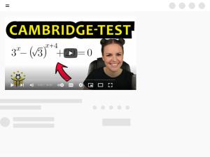 Cover: Aufnahmeprüfung Uni CAMBRIDGE UNIVERSITY – Exponentialgleichung lösen - YouTube
