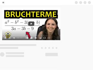 Cover: Bruchterme FAKTORISIEREN und KÜRZEN mit binomischen Formeln - YouTube