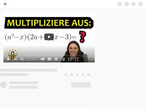 Cover: 3 KLAMMERN ausmultiplizieren – drei Klammern miteinander multiplizieren - YouTube