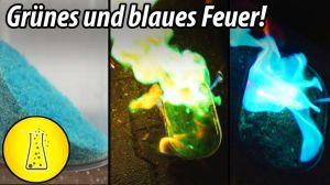 Cover: Grünes und blaues Feuer! #Flammenfärbung