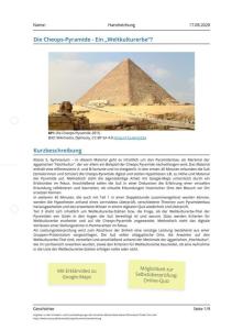 Cover: Lehrer:innen-Handreichung zur Cheops-Pyramide