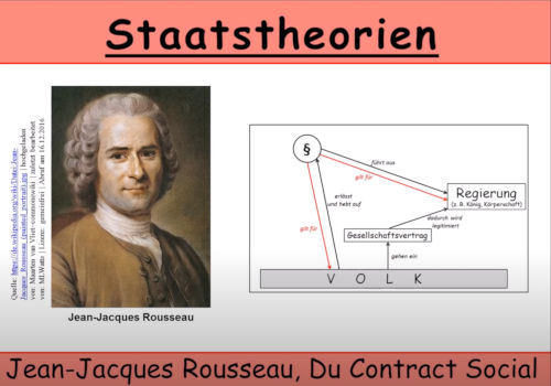 Cover: Staatstheorie von Rousseau, Du Contrat Social (Gesellschaftsvertrag | Französische Revolution) - YouTube