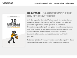 Cover: 10 Basketball-Aufwärmspiele 