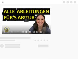 Cover: Mathe ABI Zusammenfassung ABLEITUNGEN – Alle Ableitungsregeln Abitur - YouTube