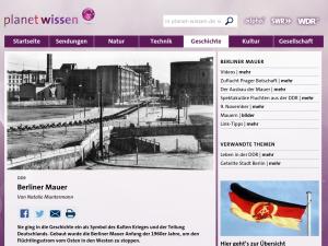 Cover: DDR - Berliner Mauer - Planet Wissen