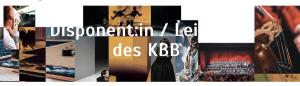 Cover: Disponent/in, Leiter/in des KBB - Berufe am Theater