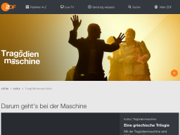 Cover: Tragödienmaschine - ZDFmediathek