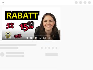 Cover: Prozentrechnung RABATT einfach erklärt – Preisnachlass in Prozent abziehen - YouTube