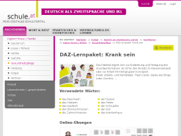 Cover: DAZ-Lernpaket - Krank sein | Schule.at