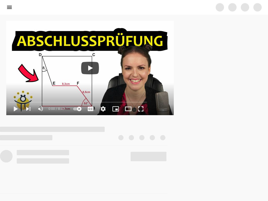 Cover: ABSCHLUSSPRÜFUNG Realschule Mathe – 10. Klasse, Sinus Cosinus Tangens rechtwinkliges Dreieck - YouTube