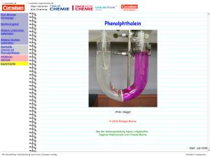 Cover: Chemie mit Phenolphthalein