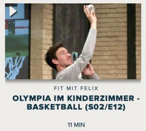 Cover: Fit mit Felix : Olympia im Kinderzimmer - Basketball (S02/E12)
