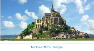 Cover: Mont Saint-Michel texte en francais facile sur l'histoire et la géographie